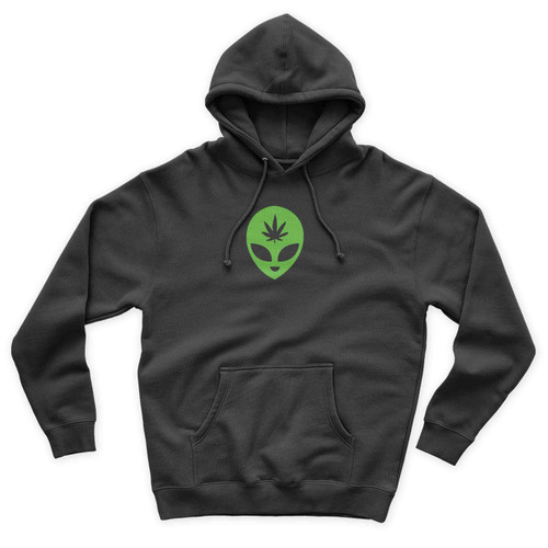 Alien Weed Stoner Unisex Hoodie