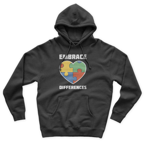 Autism Day Embrace Differences Unisex Hoodie