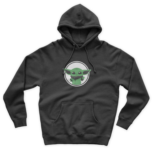 Baby Yoda Star Wars Logo Unisex Hoodie