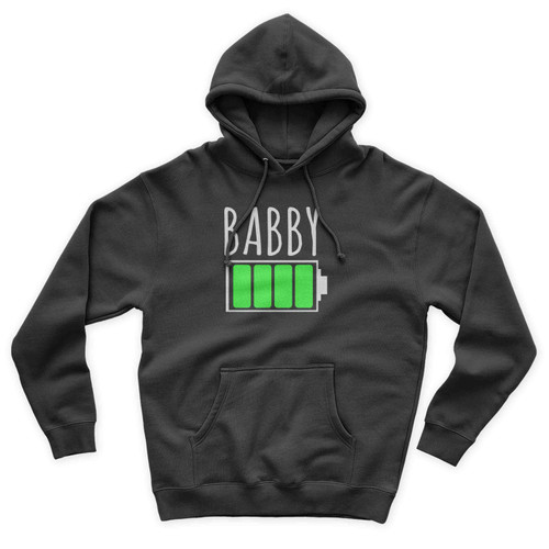 Battery Power Daddy & Baby Matching Fathers Day Present 2 Unisex Hoodie