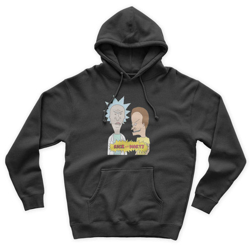 Beavis And Butthead Parody Rick And Morty 1 Unisex Hoodie