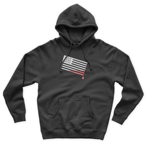 Black Lives Matter Usa Flag Unisex Hoodie