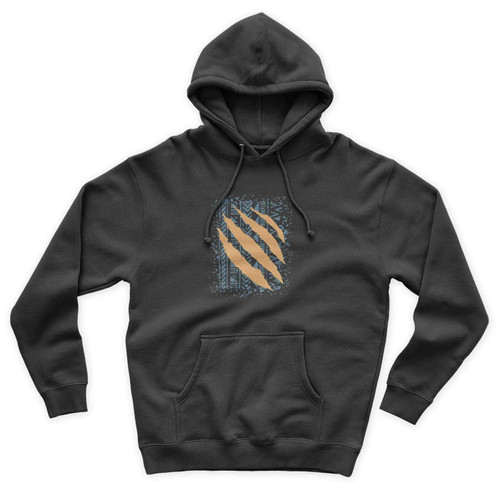 Black Panther Scratch Mark Unisex Hoodie