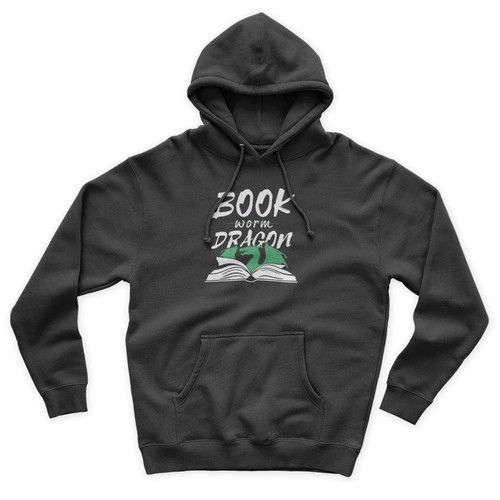 Book Worm Dragon Unisex Hoodie