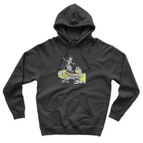 Calvin And Hobbest Mash Up Sthar Whars Parodi Character Unisex Hoodie