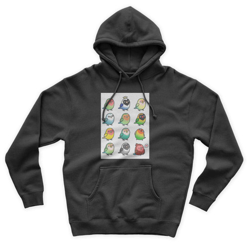 Chubby Lovebirds Unisex Hoodie