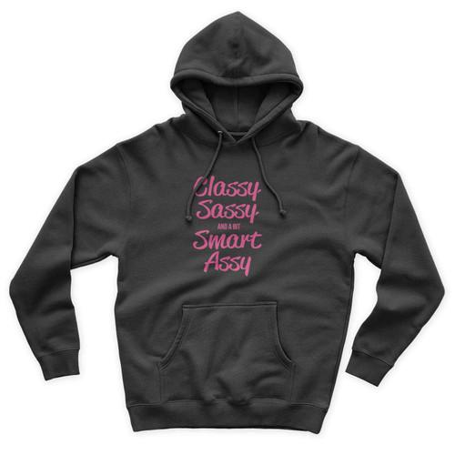 Classy Sassy And A Bit Smart Assy Running Unisex Hoodie