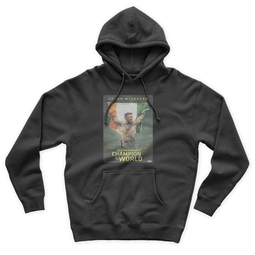 Close Up Conor Mcgregor Poster Ufc Champ 1 Unisex Hoodie