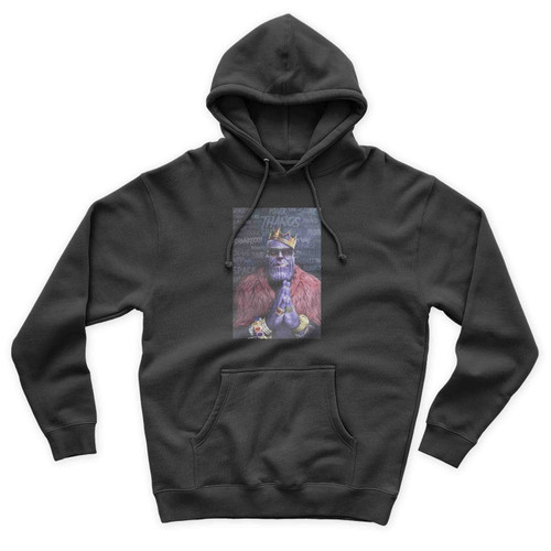 Comic Book Villain Infinity Gangster Parody High Quality Unisex Hoodie