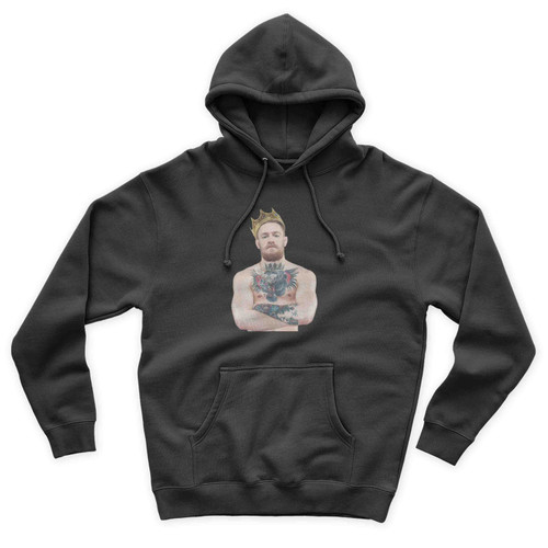 Conor Mcgregor Boxing Poster With Crown Unisex Hoodie