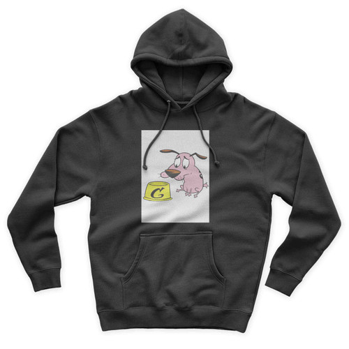 Courage The Cowardly Dog Sitting Unisex Hoodie