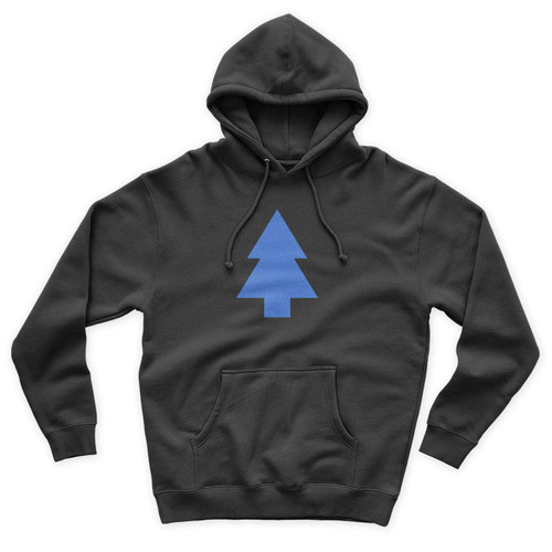 Dipper Gravity Falls Cartoon Blue Pine Tree Unisex Hoodie