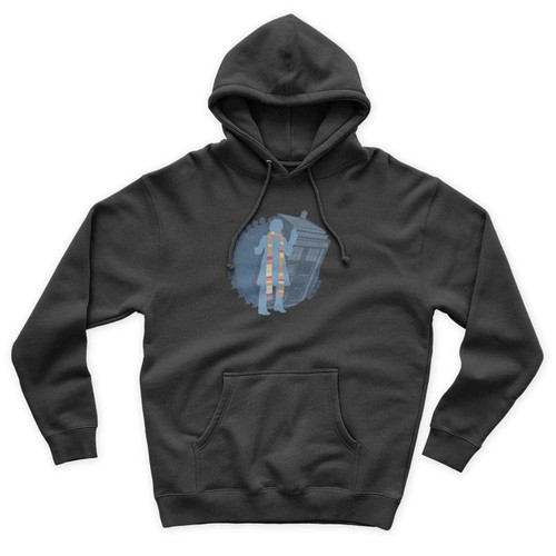 Doctor Who Silhouette Tom Baker Tardis Unisex Hoodie