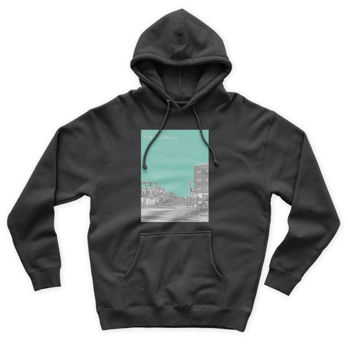 East Lansing Michigan Skyline Unisex Hoodie