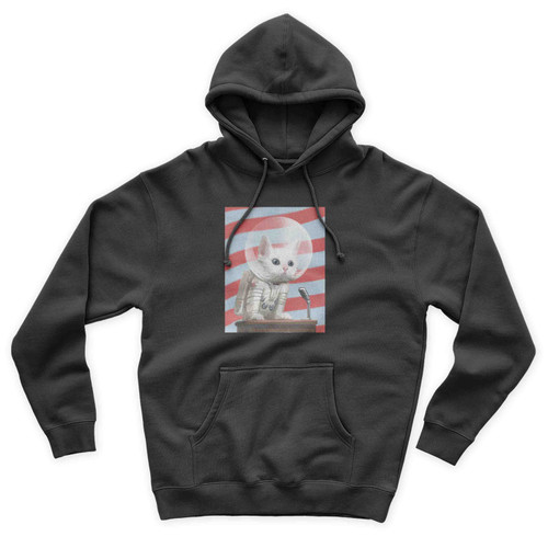 Fallout 4 Poster Mr Pebbles First Cat In Space Unisex Hoodie