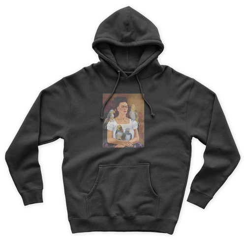 Frida Kahlo Me And My Parrot Unisex Hoodie
