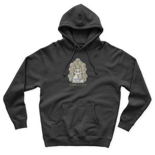 Game Of Cats Thrones Meow Geek Feline Funny Cat Kittens Stark House Unisex Hoodie