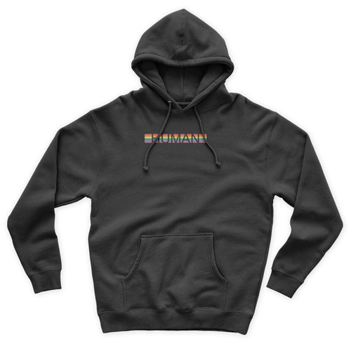 Gay Pride Human Rainbow LGBT Pride Funny Unisex Hoodie