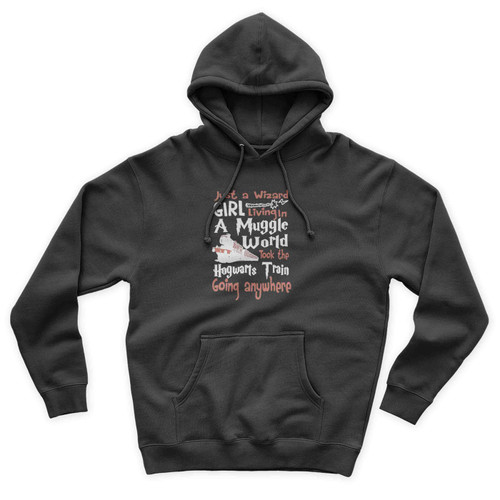 Harry Potter Inspired Wizard Living In A Muggle World Took The H Unisex Hoodie