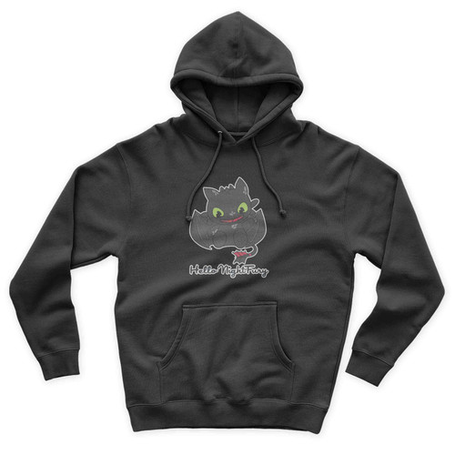 Hello Night Furry Unisex Hoodie