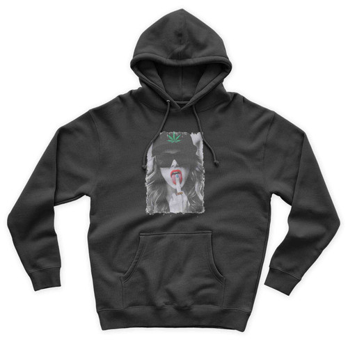 Hot Sexy Girl Finger Flip Bird Mittelfinger Swag Dope Hipster Unisex Hoodie