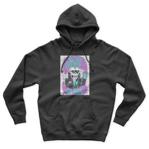 I Set My Friends On Fire Cool Skeleton Double Cup Lean Unisex Hoodie