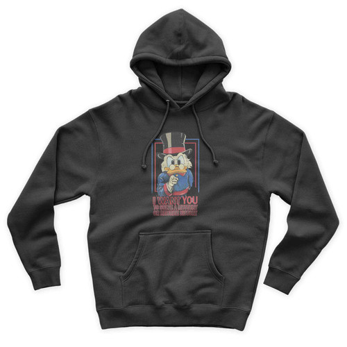 I Want You To Solve A Mystery Ducktales Uncle Scrooge Uncle Sam Mashup Unisex Hoodie