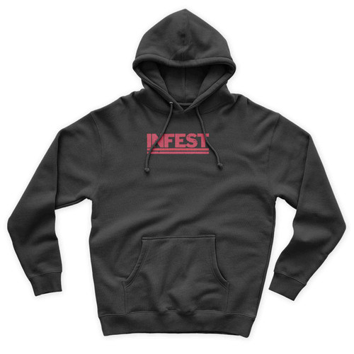 INFEST Straight Edge Hardcore Converge Minor Threat Black Metal Dead Kennedys Thrash Death Metal Pushead Punk Zombie Unisex Hoodie