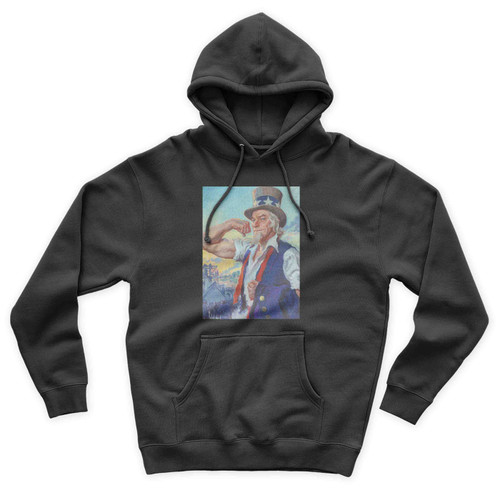 Its Time To Build A Stronger America Uncle Sam Unisex Hoodie