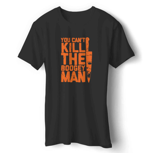 Boogeyman Halloween Horror Distressed Quote Man's T-Shirt