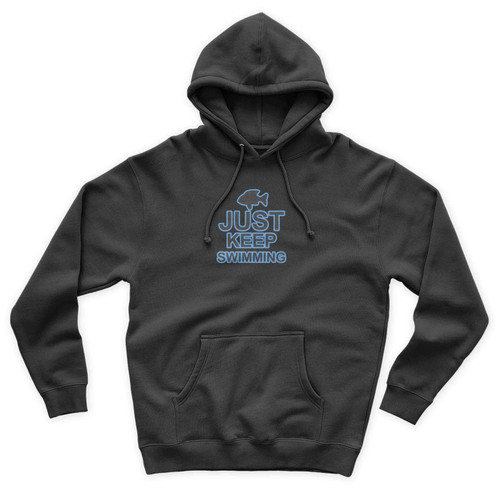 Just Keep Swimming Finding Nemo Inspired Dory Quote Disney Pixar Fandom 1 Unisex Hoodie
