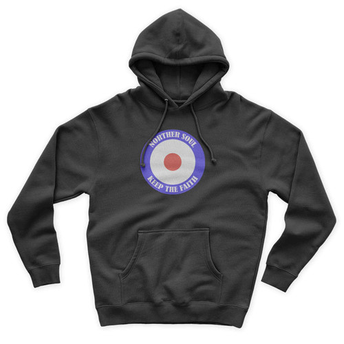 Keep The Faith Mod Target Northern Soul Scooter Unisex Hoodie