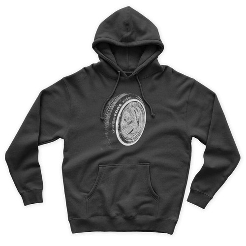 Knockoff Wire Wheel Unisex Hoodie