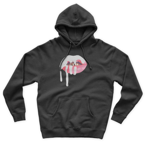 Kylie Jenner Lips Dripping Unisex Hoodie