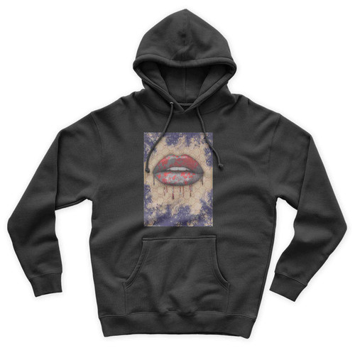 Lips Canvas Art Unisex Hoodie Lips Canvas Art Unisex Hoodie