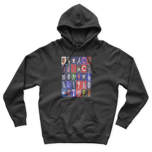 M L B Logo Quiz Mlb Team Logos Major League Baseball Teams Mlb Teams Unisex Hoodie