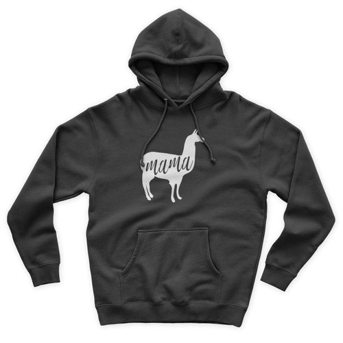 Mama Llama Funny Mom Cute Mama Mother's Day Unisex Hoodie