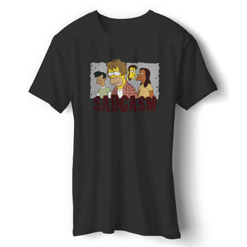 Bart Family Sadgasm Man's T-Shirt