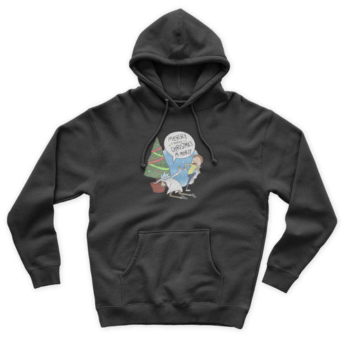 Merry Christmas Rick And Morty Unisex Hoodie