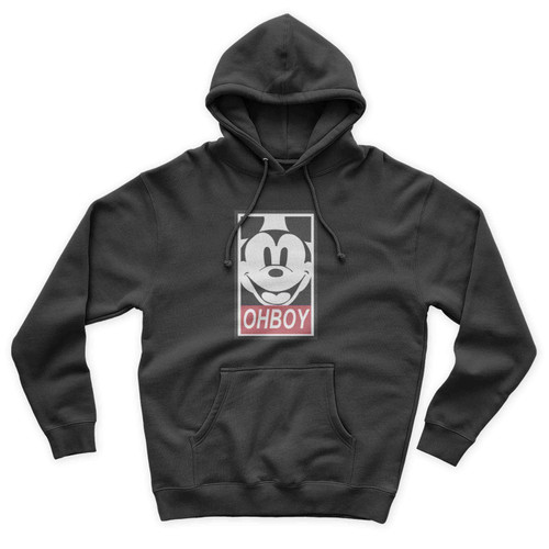 Ohboy Obey Mickey Mouse Unisex Hoodie