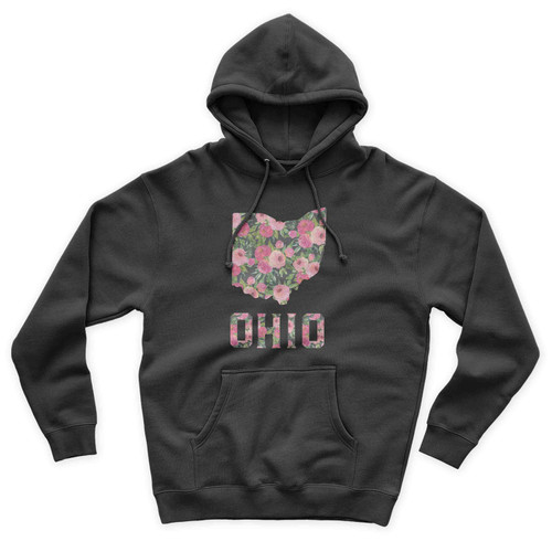 Ohio Floral Unisex Hoodie