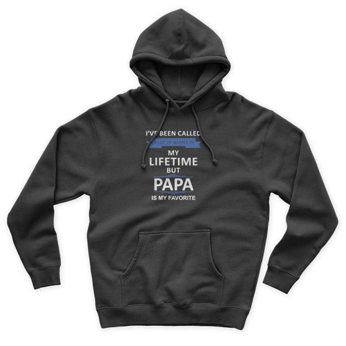 Papa Papa Is My Favorite Father's Day Gift For Papa Present For Papa Papa Birthday Papa Christmas Gift Unisex Hoodie