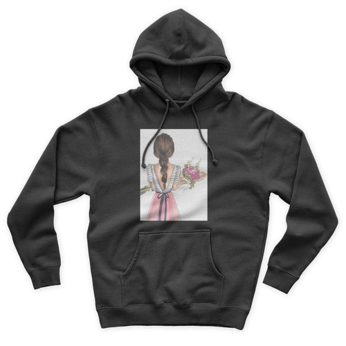 Pin On Art Pretty Pink Flowers Unisex Hoodie