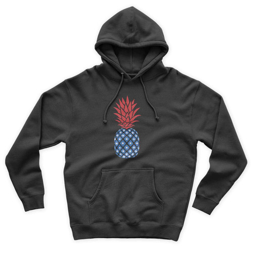 Pineapple Red White And Blue Unisex Hoodie Pineapple Red White And Blue Unisex Hoodie