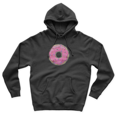 Pink Donut Care Unisex Hoodie