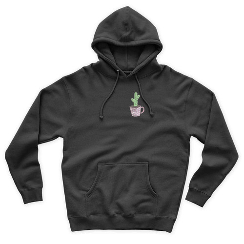 Pocket Cactus Plant Unisex Hoodie