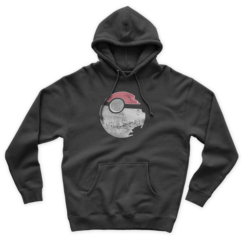 Pokemon Star Wars Death Star Pikachu Darth Vader R2d2 Yoda Unisex Hoodie