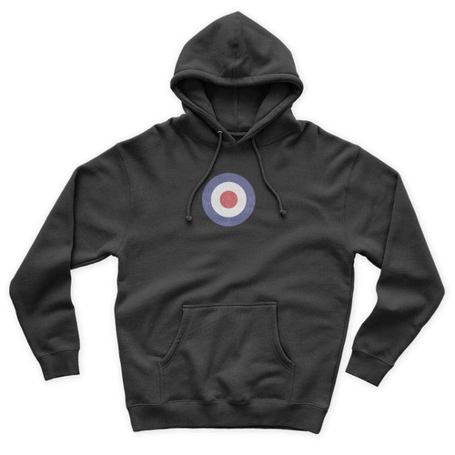 Retro Mod Raf Target Unisex Hoodie