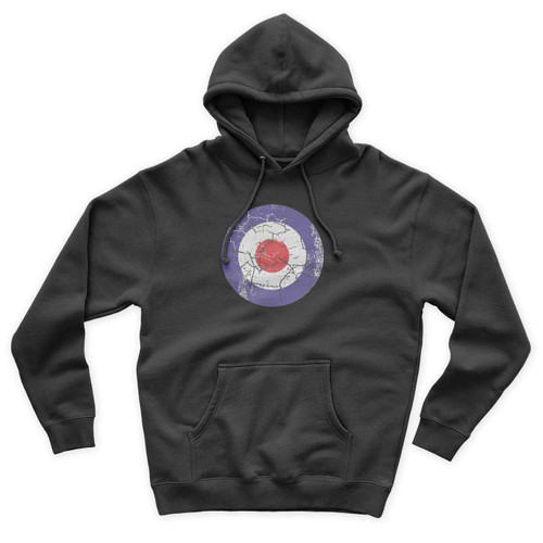 Retro Mod Raf Target Scooter Unisex Hoodie