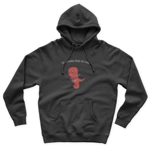 Rexpool All Dinosaurus Feared The T Rex Funny Deadpool Parody Unisex Hoodie